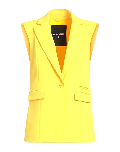 PATRIZIA PEPE Giacca Giallo 92% Poliestere, 8% Elastan