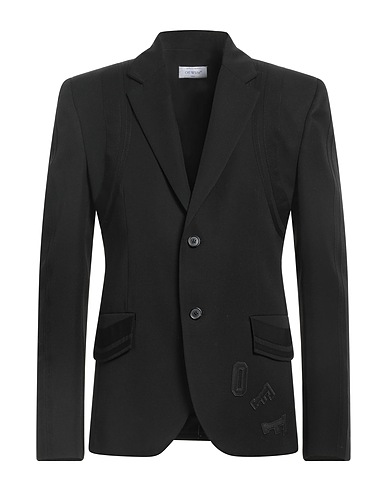 OFF-WHITE™ Blazer Black 100% Virgin Wool