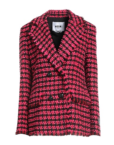 MSGM Blazer Fuchsia 41% Cotton, 32% Acrylic, 22% Polyester, 3% Wool, 2% Other Fibres