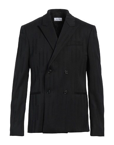 OFF-WHITE™ Blazer Black 98% Virgin Wool, 2% Elastane