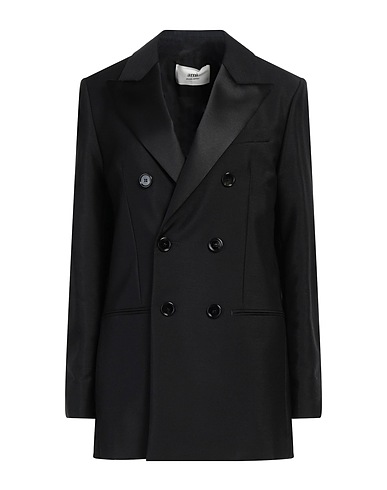 AMI ALEXANDRE MATTIUSSI Blazer Black 60% Mohair wool, 40% Virgin Wool, Polyester