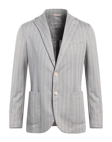 CIRCOLO 1901 Blazer Navy blue 66% Linen, 34% Cotton