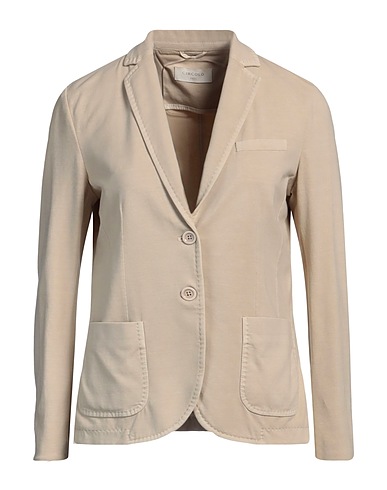 CIRCOLO 1901 Blazer Beige 96% Cotton, 4% Elastane