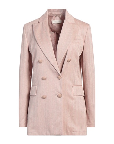 CIRCOLO 1901 Blazer Antique rose 66% Linen, 34% Cotton
