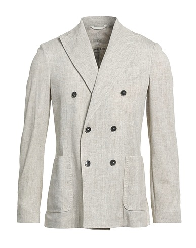 CIRCOLO 1901 Blazer Light grey 97% Cotton, 3% Elastane