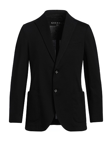 CIRCOLO 1901 Blazer Black 97% Cotton, 3% Elastane