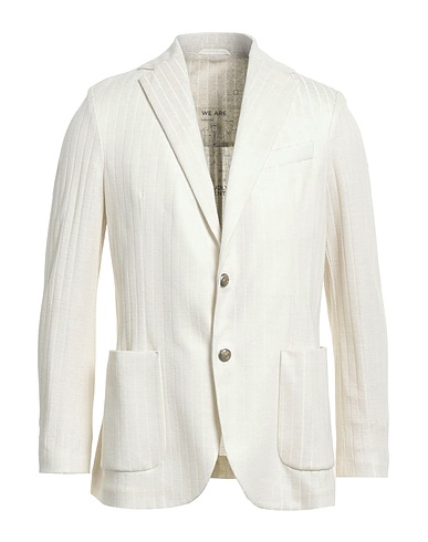 CIRCOLO 1901 Blazer Off white 74% Linen, 26% Cotton