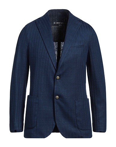 CIRCOLO 1901 Blazer Blu navy 74% Lino, 26% Cotone