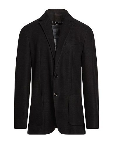 CIRCOLO 1901 Blazer Black 52% Cotton, 48% Linen