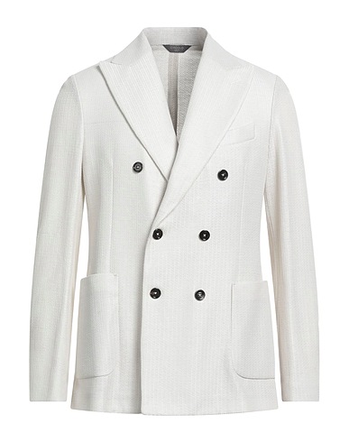 CIRCOLO 1901 Blazer Off white 58% Cotton, 42% Linen