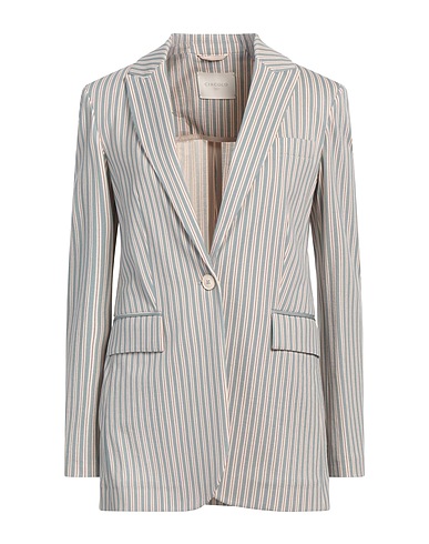 CIRCOLO 1901 Blazer Sage green 97% Cotton, 3% Elastane