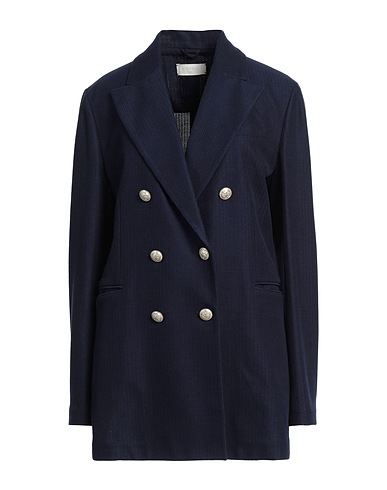 CIRCOLO 1901 Blazer Midnight blue 100% Cotton