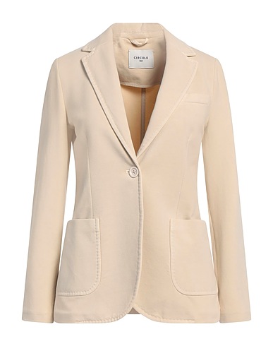 CIRCOLO 1901 Blazer Beige 93% Cotton, 7% Lycra®