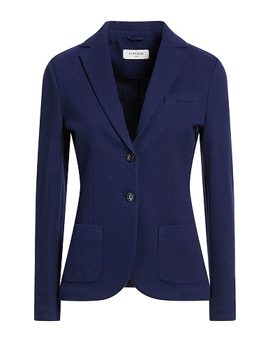 CIRCOLO 1901 Blazer Midnight blue 98% Cotton, 2% Elastane