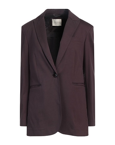 CIRCOLO 1901 Blazer Dark purple 94% Cotton, 6% Elastane