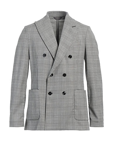 CIRCOLO 1901 Blazer Black 65% Wool, 27% Cotton, 3% Silk, 3% Polyamide, 2% Elastane