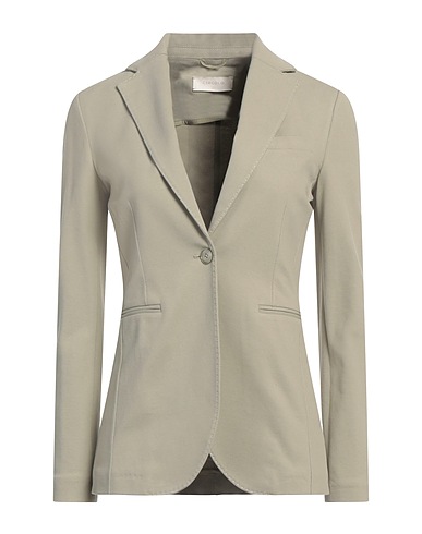 CIRCOLO 1901 Blazer Sage green 97% Cotton, 3% Elastane