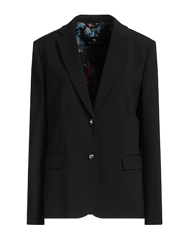 ETRO Blazer Black 98% Virgin Wool, 2% Elastane