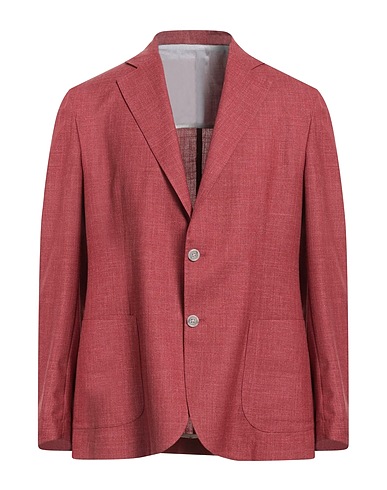 BARBA Napoli Blazer Brick 71% Virgin Wool, 15% Silk, 14% Linen