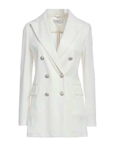 CIRCOLO 1901 Blazer Ivory 78% Linen, 22% Cotton
