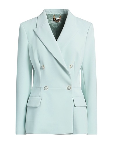 ELISABETTA FRANCHI Blazer Light green 96% Polyester, 4% Elastane