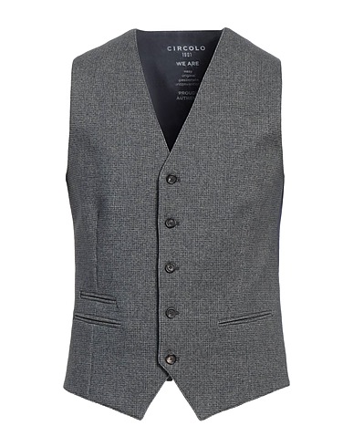 CIRCOLO 1901 Waistcoat Blue 95% Cotton, 5% Elastane