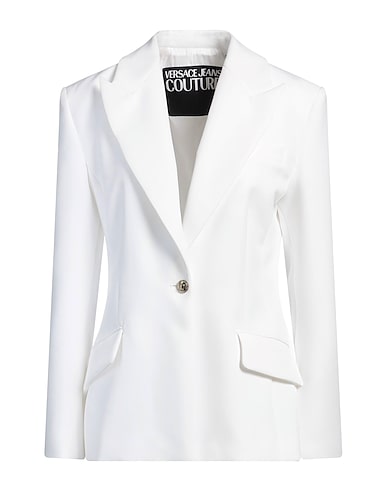 VERSACE JEANS COUTURE Giacca Bianco 93% Poliestere, 7% Elastan