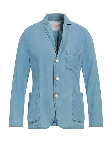 ASPESI Blazer Sky blue 100% Cotton