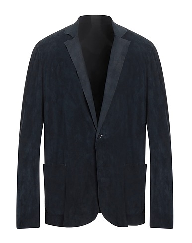 SALVATORE SANTORO Blazer Navy blue Ovine leather