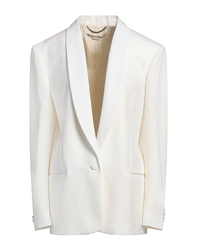 STELLA McCARTNEY Blazer White 100% Wool, Cotton, Viscose