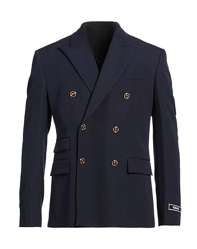 VERSACE Blazer Midnight blue 100% Virgin Wool