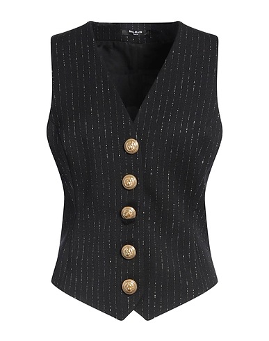 BALMAIN Waistcoat 98% Virgin Wool, 1% Polyamide, 1% Polyester