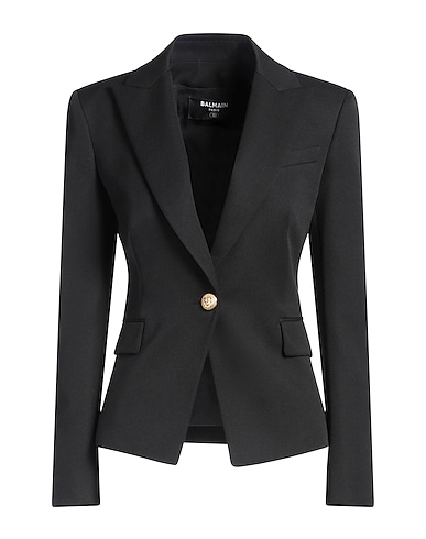 BALMAIN Blazer Black 100% Virgin Wool