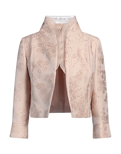 BOTONDI COUTURE Jacket Blush 55% Polyester, 20% Silk, 14% Metallic Polyester, 11% Polyamide