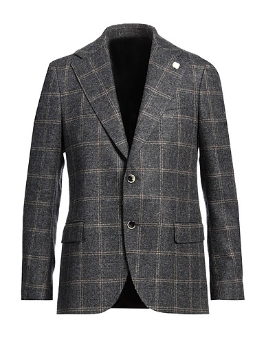 LARDINI Blazer Grey 100% Wool