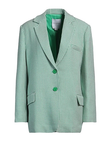 ISABELLE BLANCHE Paris Blazer Green 60% Polyester, 35% Viscose, 5% Elastane