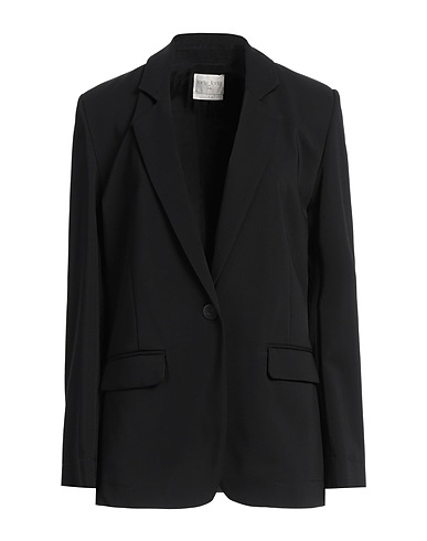 FORTE_FORTE Giacca Nero 96% Viscosa, 4% Elastan