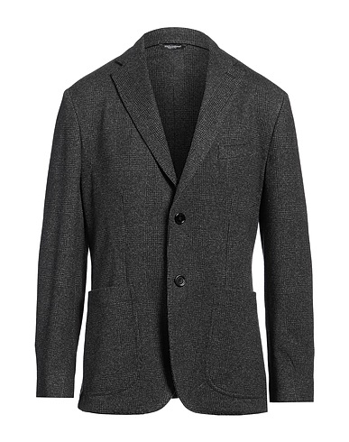 DOLCE&GABBANA テーラードジャケット ブラック コットン 40% / レーヨン 33% / ポリエステル 25% / ポリウレタン 2%