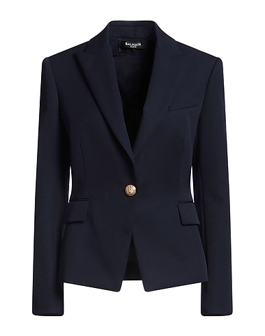 BALMAIN Blazer Midnight blue 100% Wool