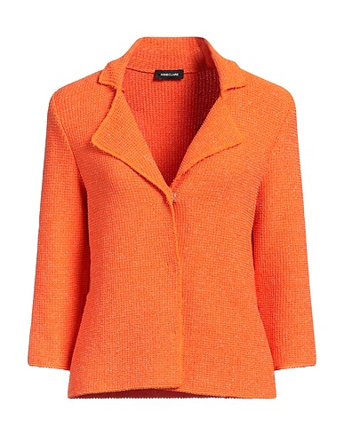 ANNECLAIRE Americana Naranja 37% Viscosa, 28% Algodón, 22% Poliéster, 12% Poliamida, 1% Metal