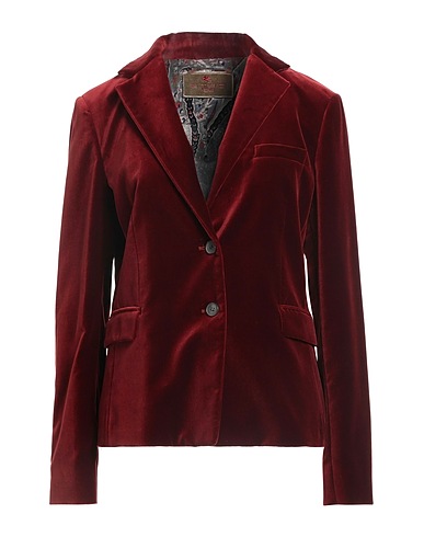 ETRO Blazer Brick red 98% Cotton, 2% Elastane