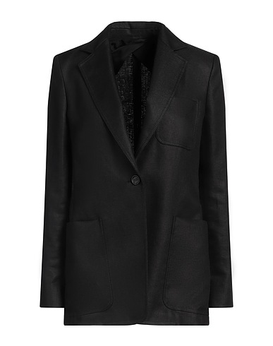 MAX MARA Blazer Black 100% Linen