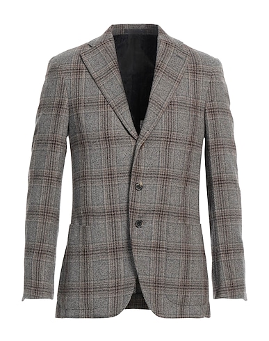 CARUSO Blazer Grey 100% Cashmere