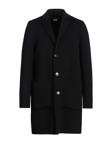 ALPHA STUDIO Coat Midnight blue 100% Wool