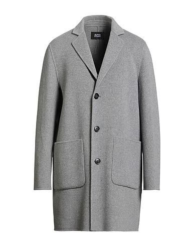 ALPHA STUDIO Coat Grey 100% Wool