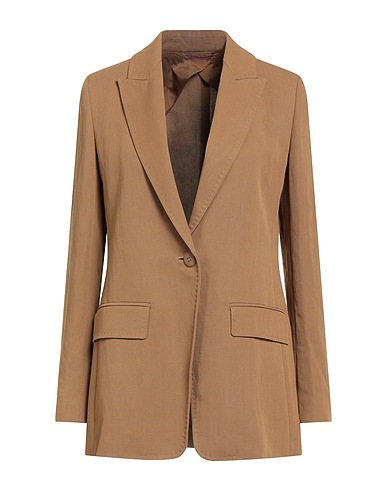 MAX MARA STUDIO Blazer Camel 70% Viscose, 30% Linen