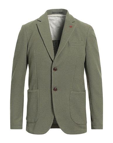AT.P.CO Blazer Sage green 57% Cotton, 28% Polyester, 5% Viscose, 5% Polyamide, 5% Other Fibres