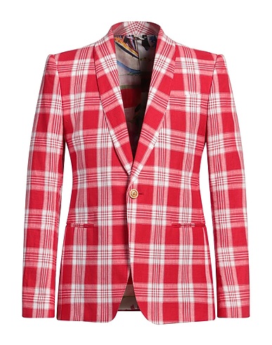 ETRO Blazer Red 55% Linen, 45% Cotton