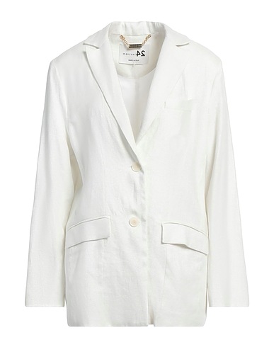 MANZONI 24 Blazer 95% Linen, 3% Polyester, 2% Polyamide