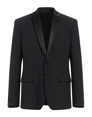 DONDUP Blazer Black 98% Virgin Wool, 2% Elastane, Polyester
